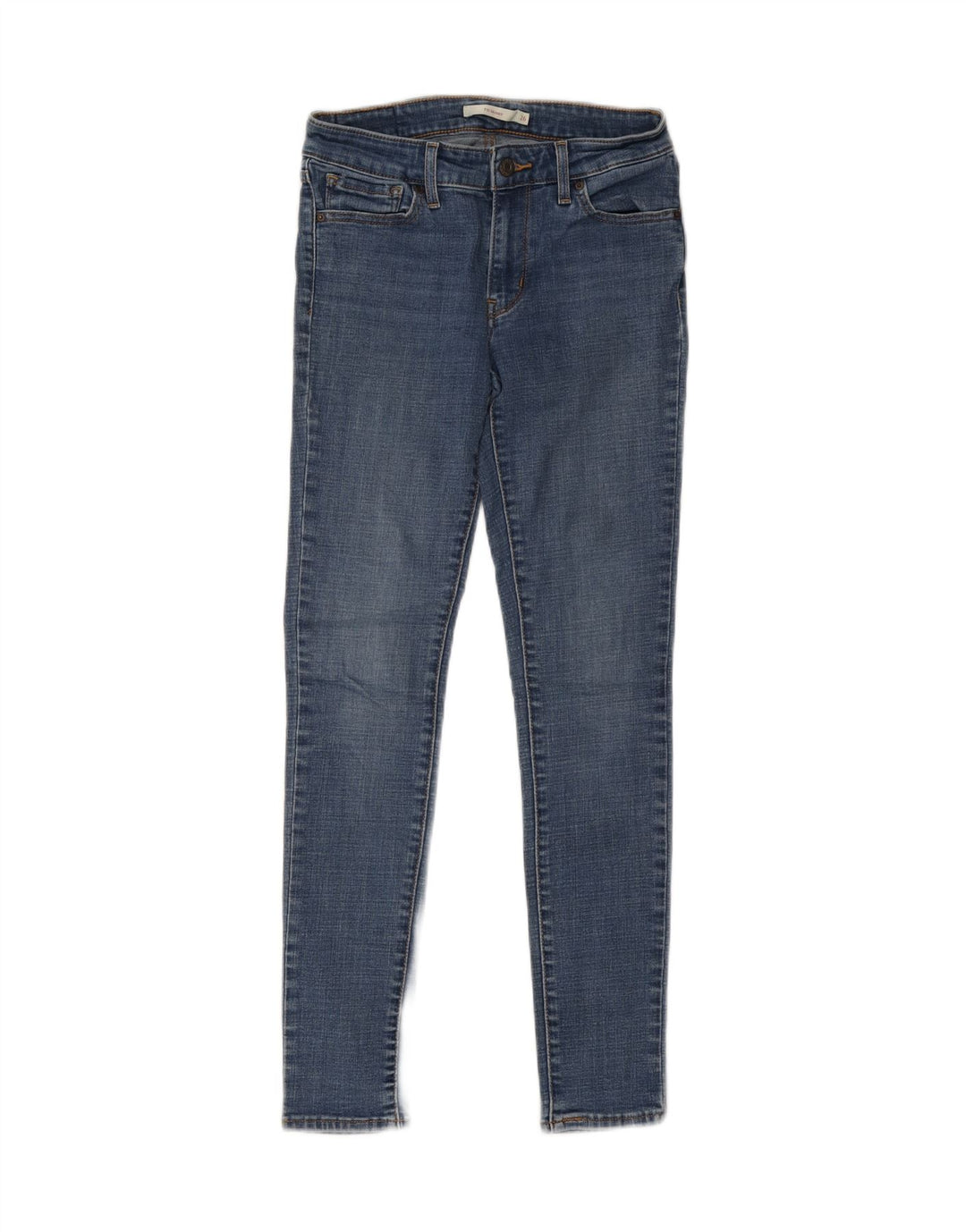 Calça jeans feminina Levi's 711 skinny W26 L30 azul algodão
