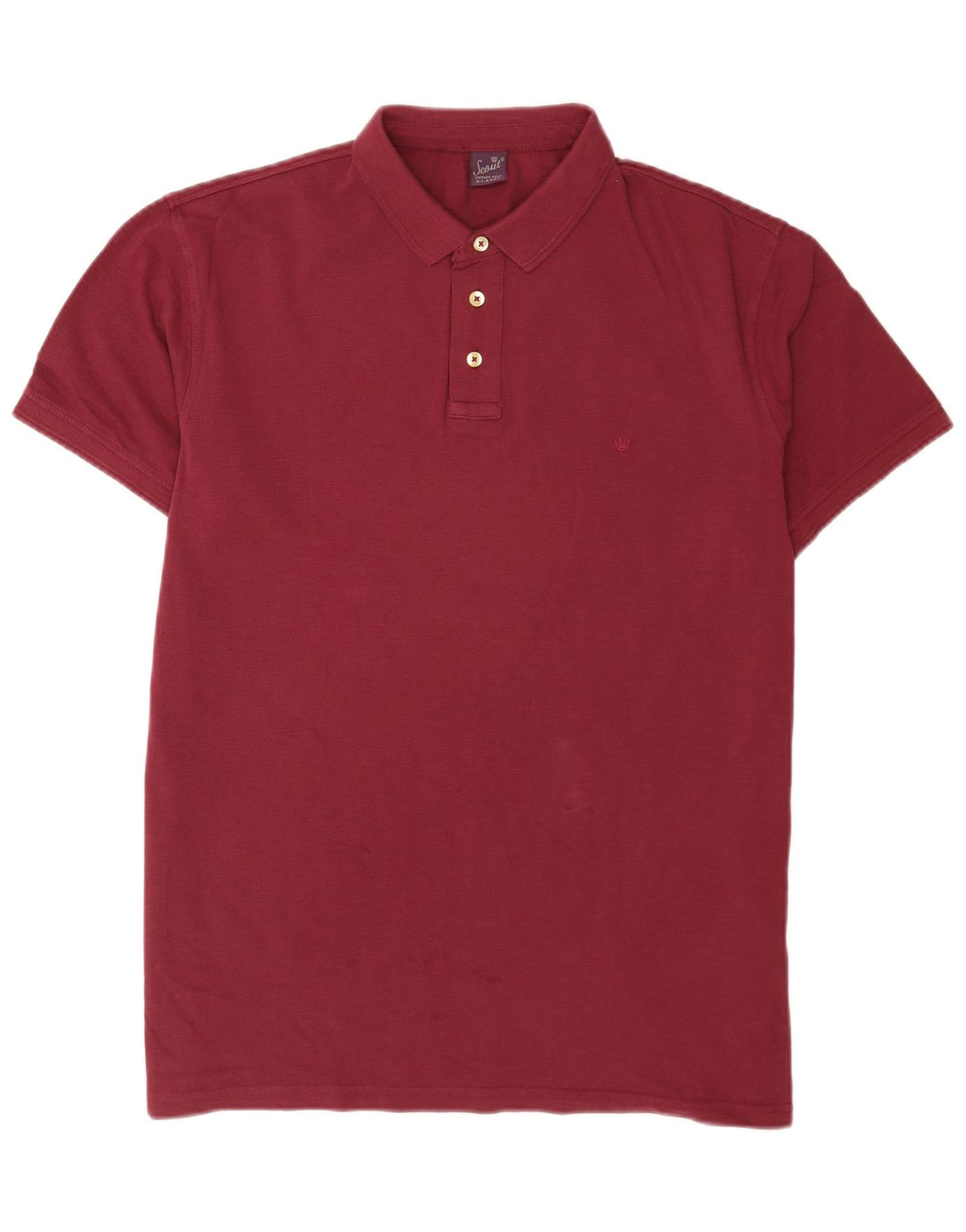 Camisa polo masculina Scout XL marrom algodão