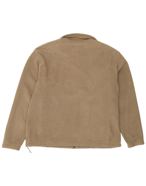 Jaqueta de lã masculina Columbia UK 44 2XL poliéster bege