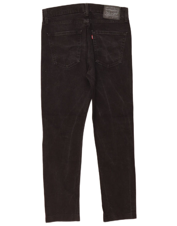 Calça jeans masculina Levi's 512 Slim Tapered W33 L30 algodão preto