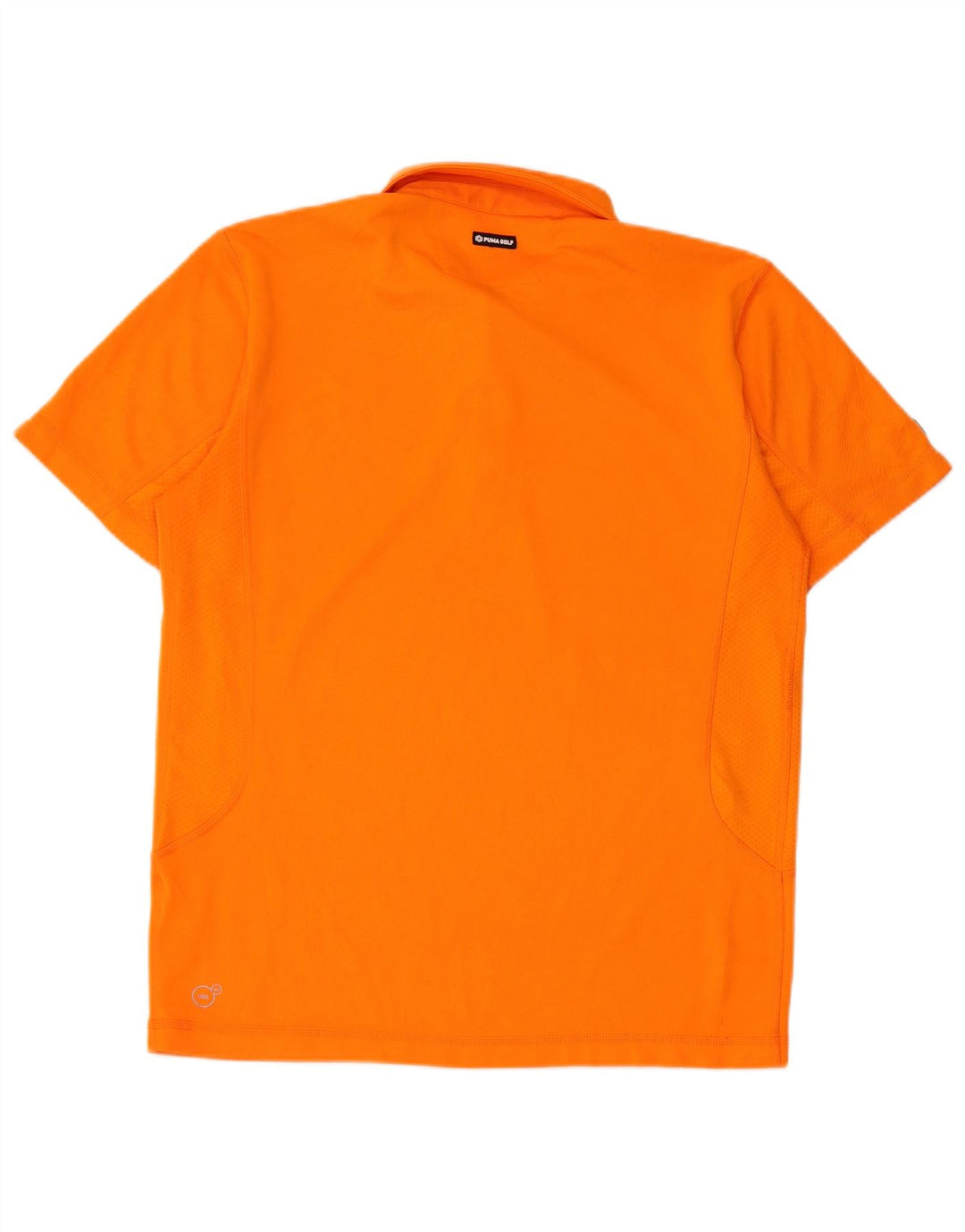 Camisa polo masculina Puma médio laranja poliéster
