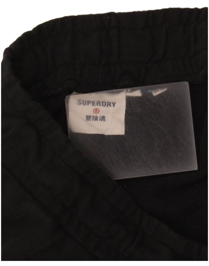 Calça de treino feminina Superdry UK 10 pequena preta