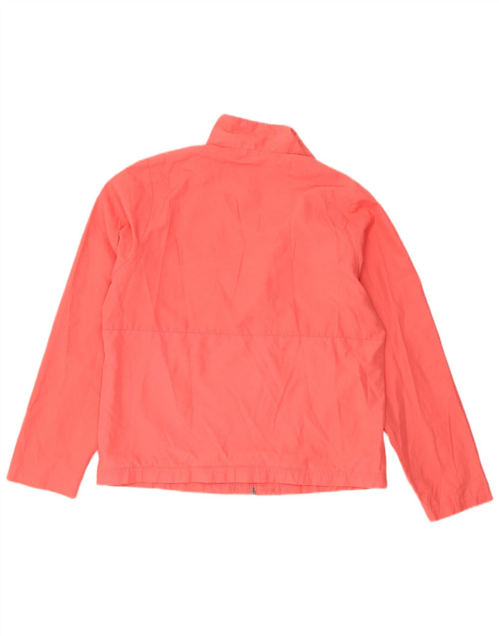Adidas Womens Oversized Tracksuit Top Jacket UK 10 Pequeno Rosa Poliéster