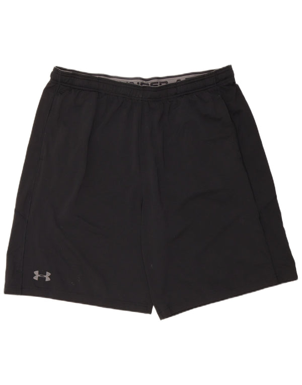 UNDER ARMOUR Mens Heat Gear Sport Shorts XL Poliéster Preto