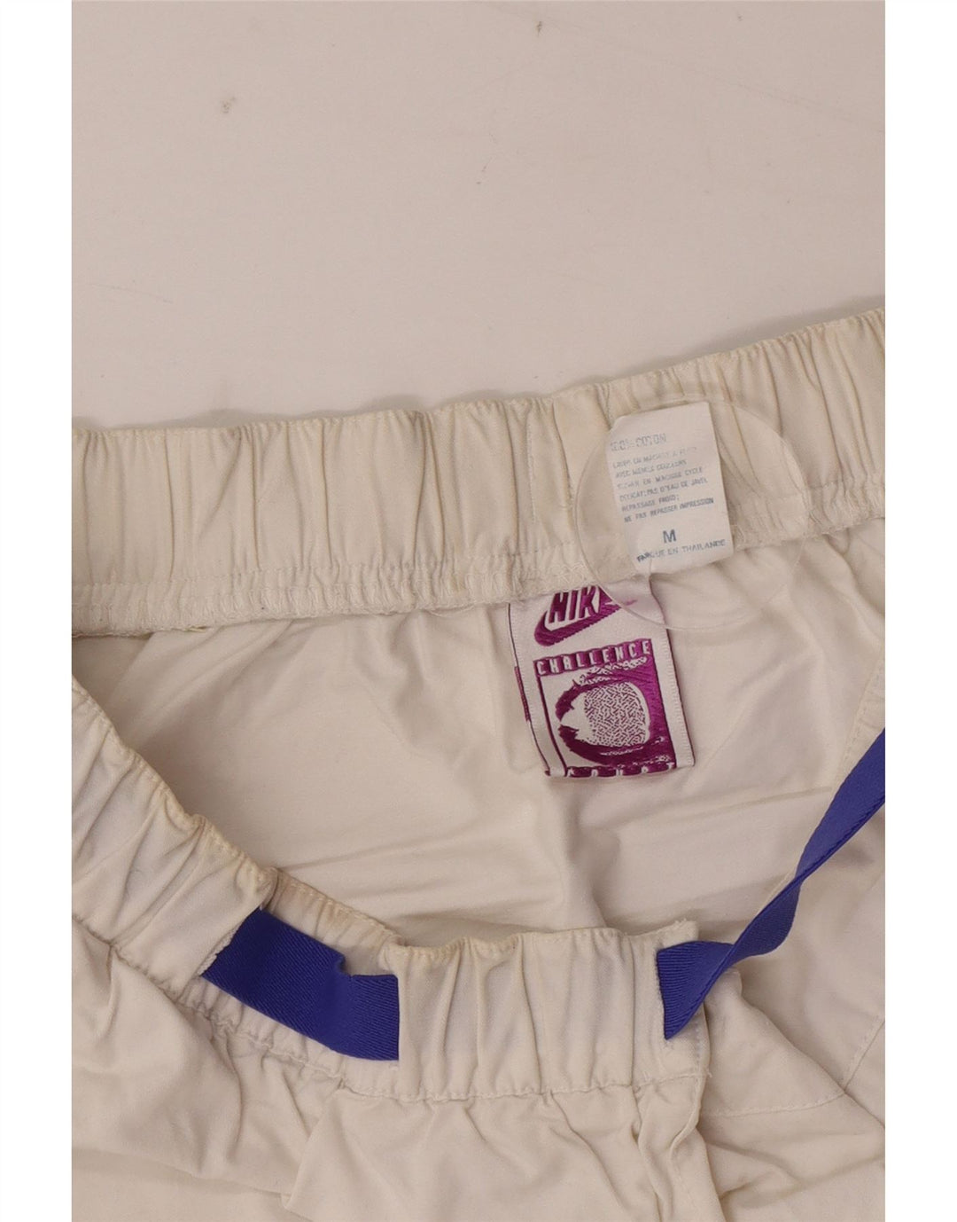Saia feminina Nike média W28 branca colorblock algodão