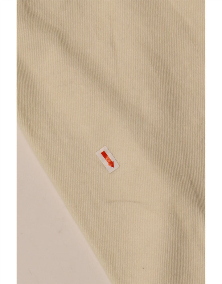 Zara Womens Crop Oversized Denim Jacket Reino Unido 16 Grande Off White Cotton