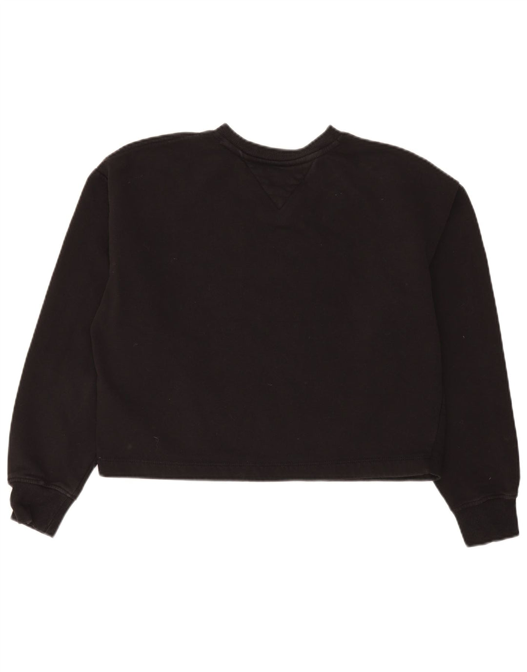Tommy Hilfiger moletom feminino gráfico oversized jumper Reino Unido 10 pequeno preto