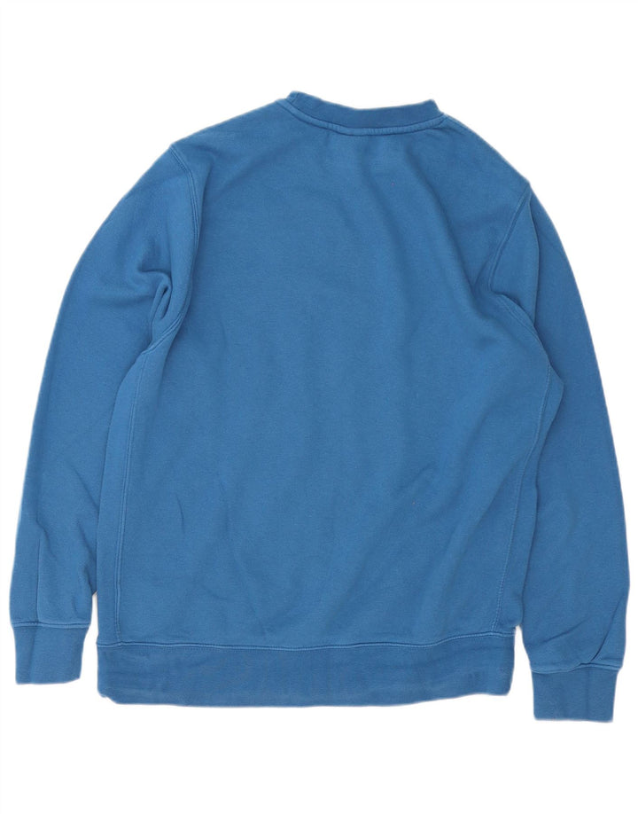 Nike moletom masculino jumper grande algodão azul