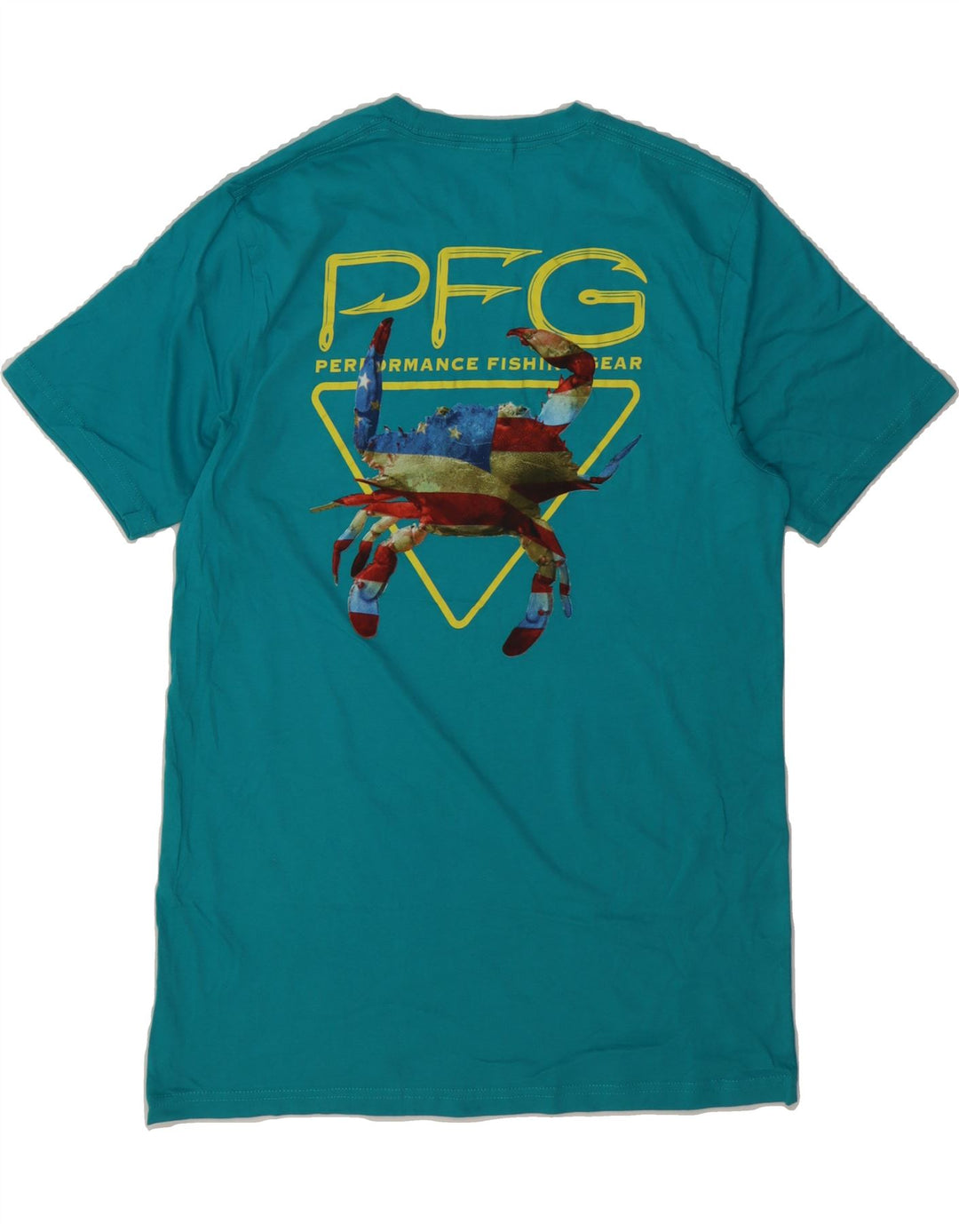 Camiseta gráfica masculina COLUMBIA Top médio algodão turquesa