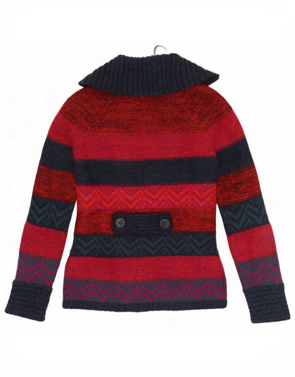 Suéter feminino Marks & Spencer Per Una Cardigan Reino Unido 10 pequeno multicolorido