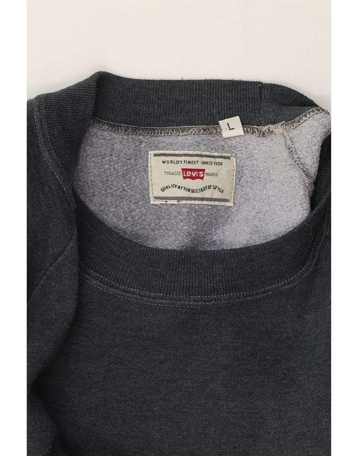 Moletom masculino Levi's Jumper grande azul marinho