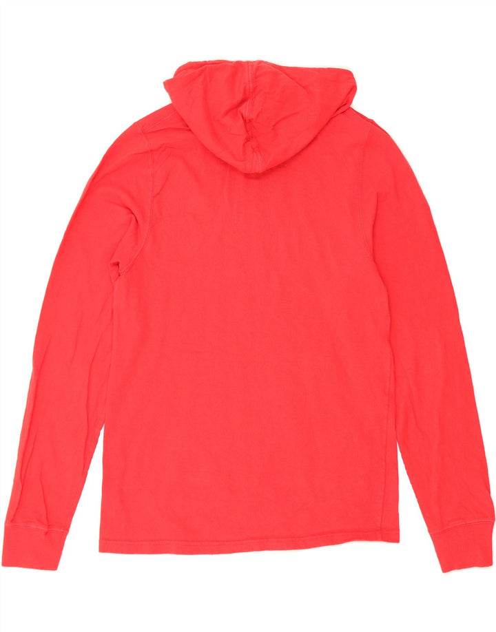 CHAMPION Mens Graphic Hoodie Jumper Small Red Cotton Vintage Champion and Second-Hand Champion from Messina Hembry 