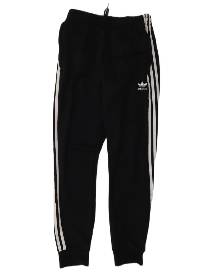 Adidas Mens Treino Calças Joggers Pequeno Poliéster Preto