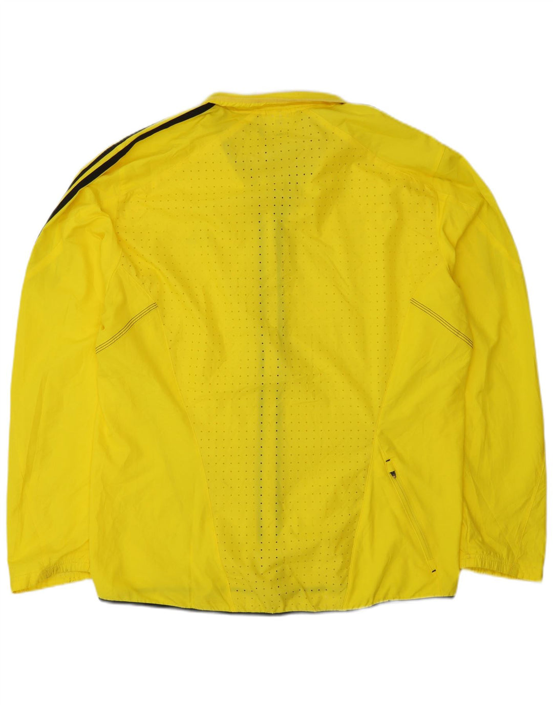 Adidas Mens Clima Proof Rain Jacket UK 40 Grande Poliéster Amarelo