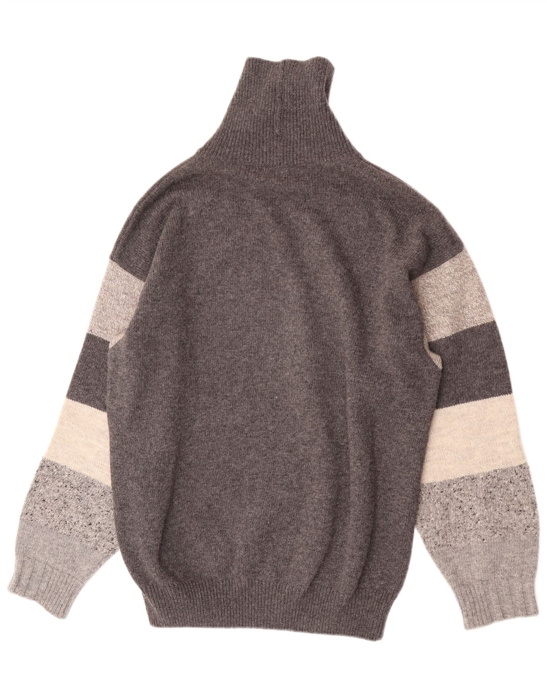 Suéter masculino Iceberg Tom e Jerry Roll com gola grande cinza desenho animado