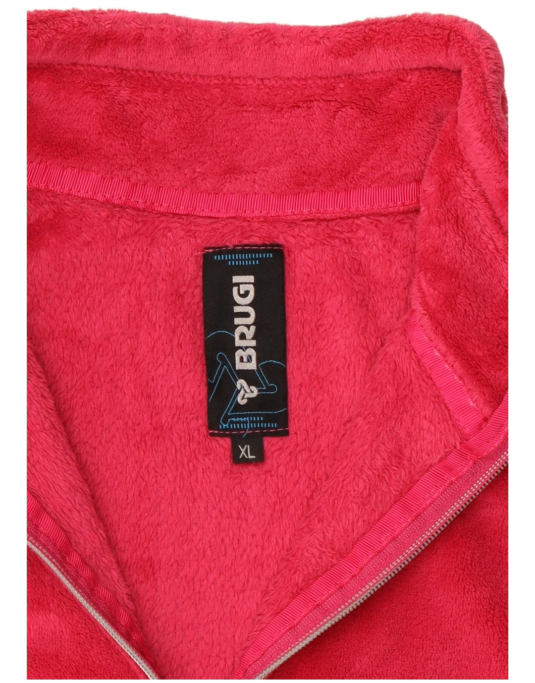 Jaqueta de lã feminina BRUGI UK 18 XL poliéster rosa