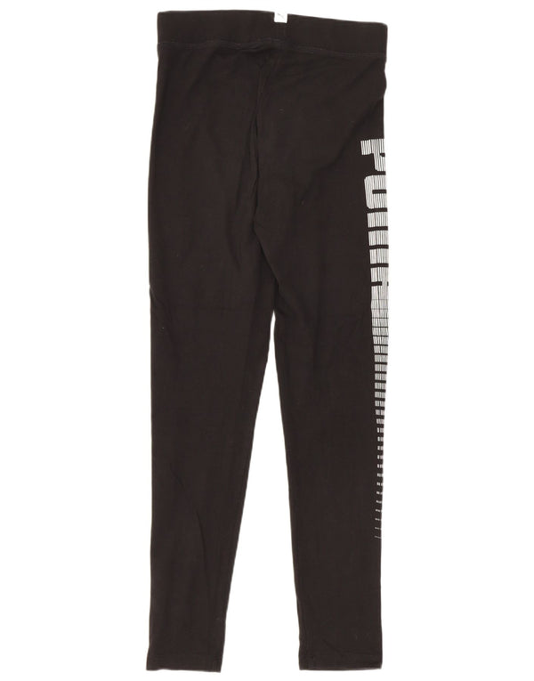Leggings Puma Menina Graphic 13-14 Anos Algodão Preto