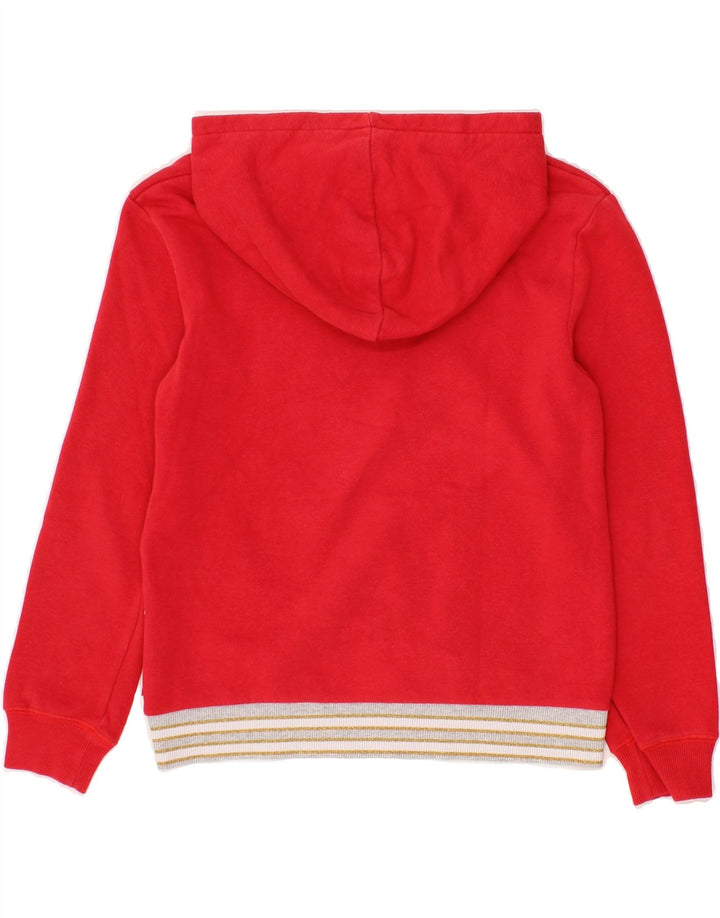 LEVI'S Girls Graphic Hoodie Jumper 11-12 Years Red Cotton Vintage Levi's and Second-Hand Levi's from Messina Hembry 