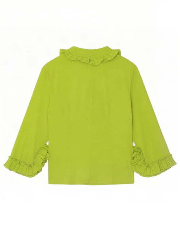 Blusa feminina de manga 3/4 Naracamicee UK 14 poliéster verde médio