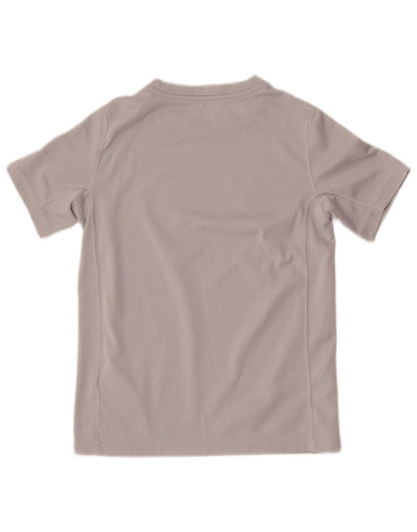 Camiseta Nike Boys Dri Fit Standard Graphic Top 8-9 Anos Pequeno Cinza