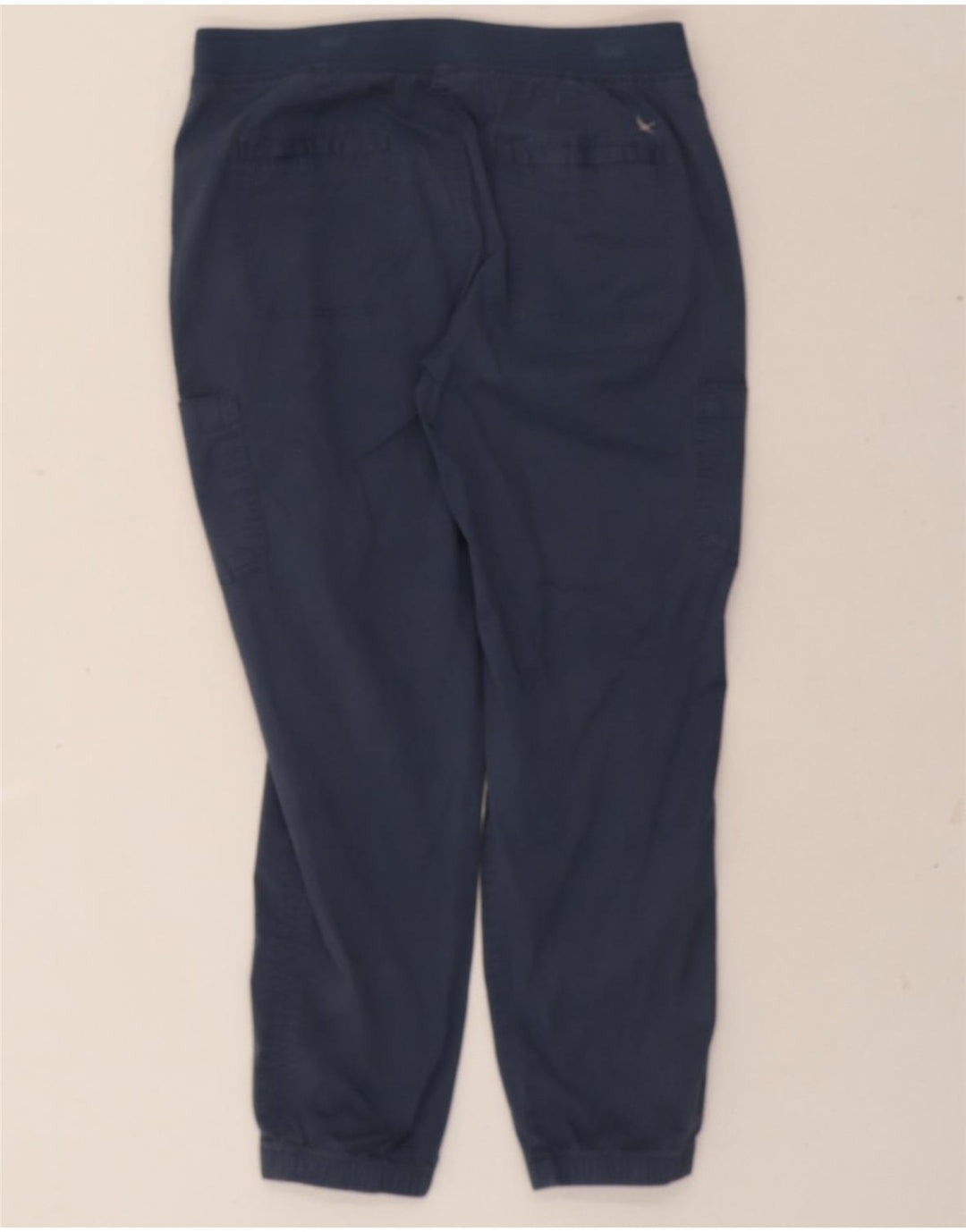 EDDIE BAUER Womens Joggers Cargo Trousers US 12 Large W30 L27 Blue Cotton Vintage Eddie Bauer and Second-Hand Eddie Bauer from Messina Hembry 