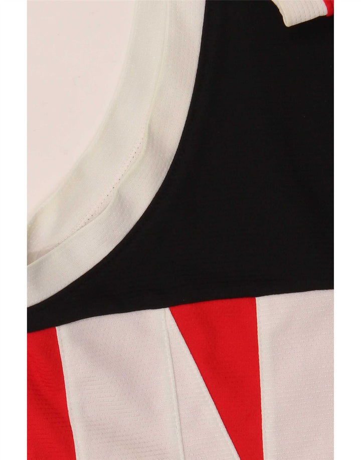 Colete gráfico Nike masculino Dri Fit Top grande bloco colorido preto