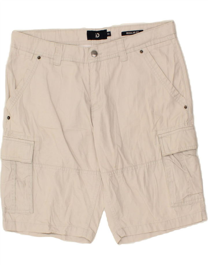 DACK'S Mens Regular Fit Cargo Shorts IT 50 Large W34 Grey Cotton Vintage Dack's and Second-Hand Dack's from Messina Hembry 