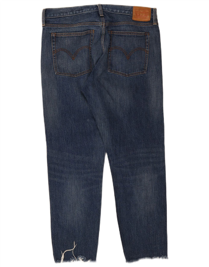 Calça Jeans Slim Feminina Levi's W32 L27 Azul Algodão