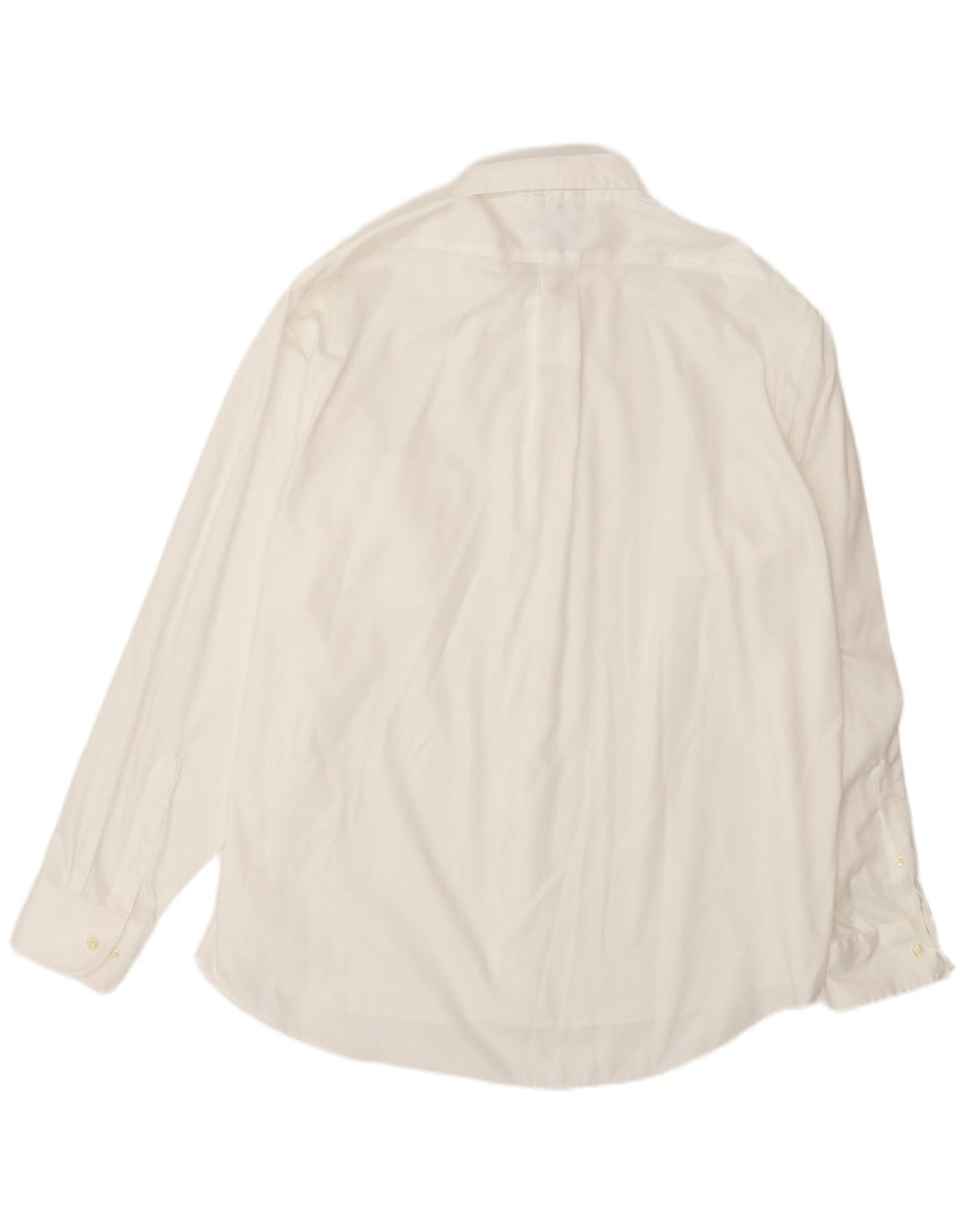 Camisa masculina Chaps tamanho 18 2XL algodão branco