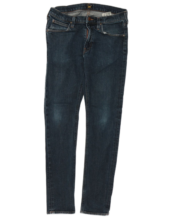 Lee Womens Luke Slim Tapered Jeans W32 L32 Azul Algodão