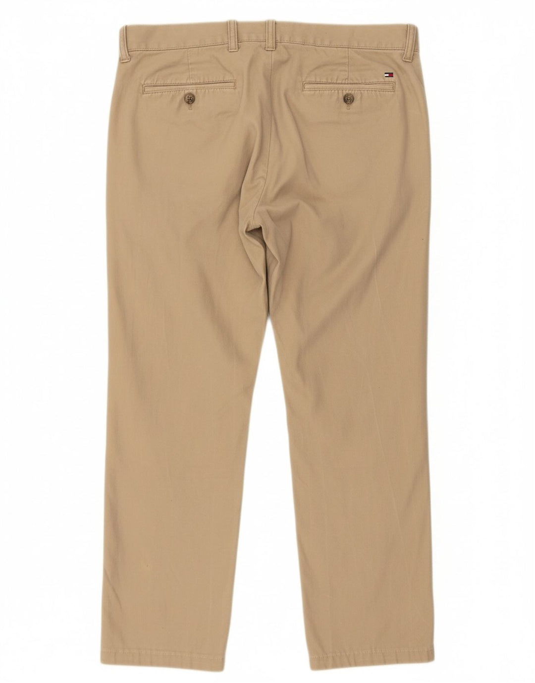 Calça Chino masculina TOMMY HILFIGER W32 L26 algodão bege