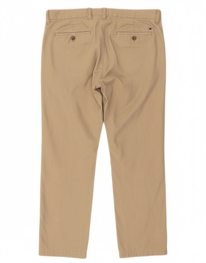 Calça Chino masculina TOMMY HILFIGER W32 L26 algodão bege