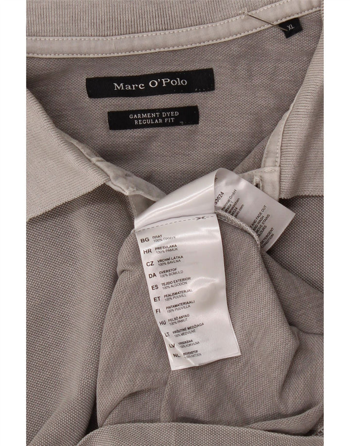 Camisa polo masculina Marc O'Polo Regular Fit XL algodão cinza
