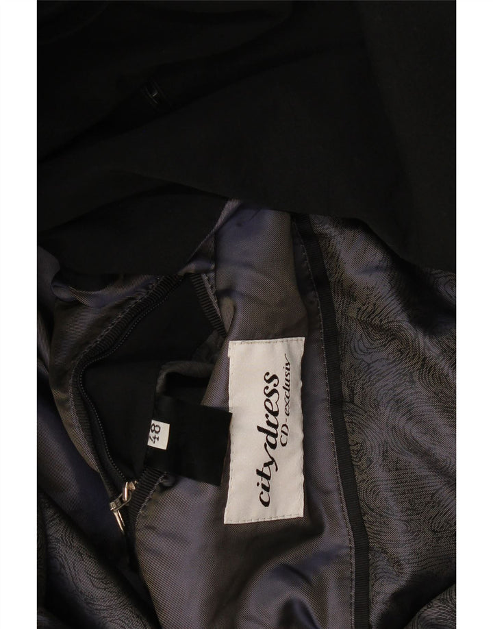Trench Coat Vintage Masculino IT 48 Médio Preto