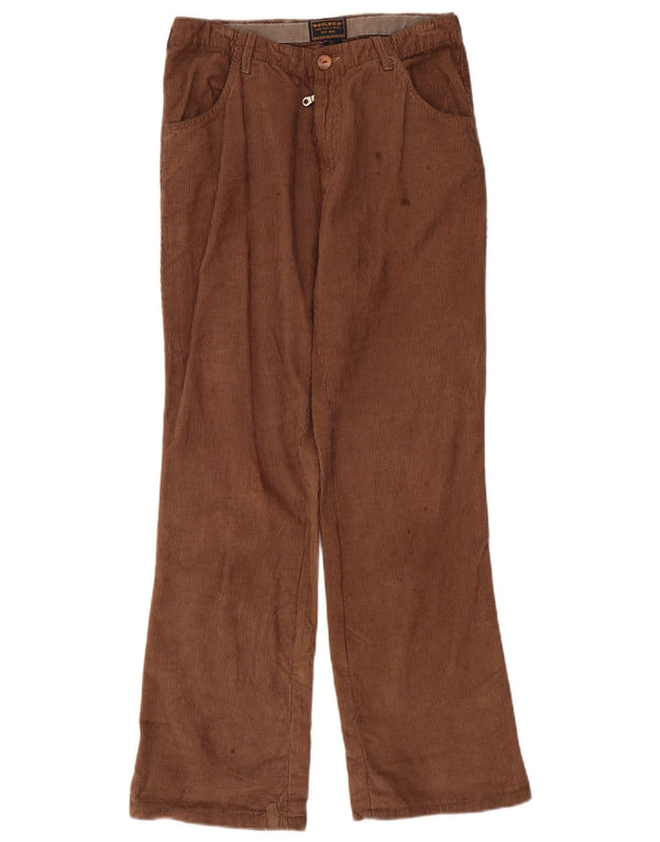 Calça masculina de veludo cotelê Woolrich W29 L29 algodão marrom