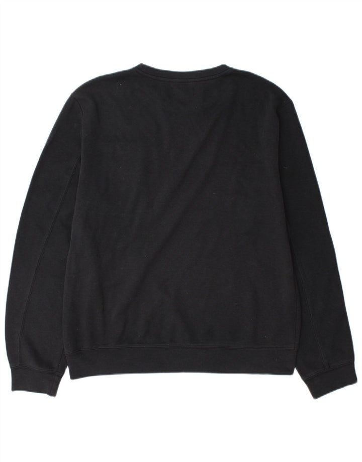 Zara moletom gráfico masculino jumper médio preto poliéster