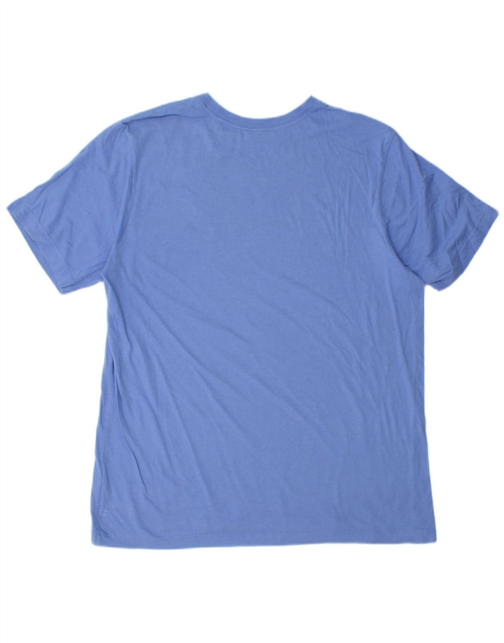 Camiseta masculina Nike grande algodão azul