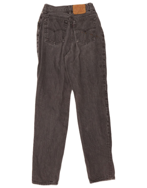 Jeans cônicos masculinos Levi's W25 L30 cinza