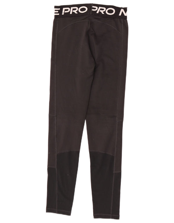 Leggings Nike Dri Fit Graphic para meninas 13-14 anos XL preto poliéster
