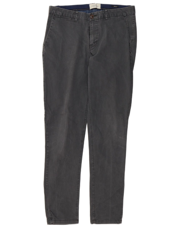 Calça Chino Masculina Stuart Slim Scotch & Soda W31 L32 Algodão Cinza