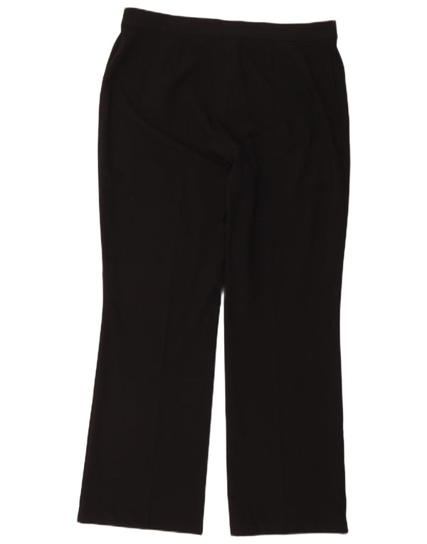 Calça casual feminina Marks & Spencer Bootcut Reino Unido 18 XL W38 L31 preta