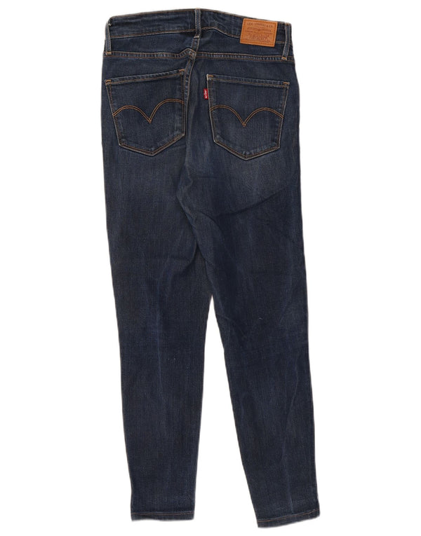 Calça Jeans Levis Feminina 721 Crop High Rise Skinny W26 L25 Azul Lyocell