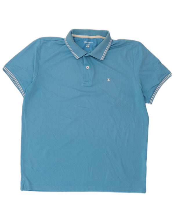 Camisa polo masculina Champion Easy Fit grande azul