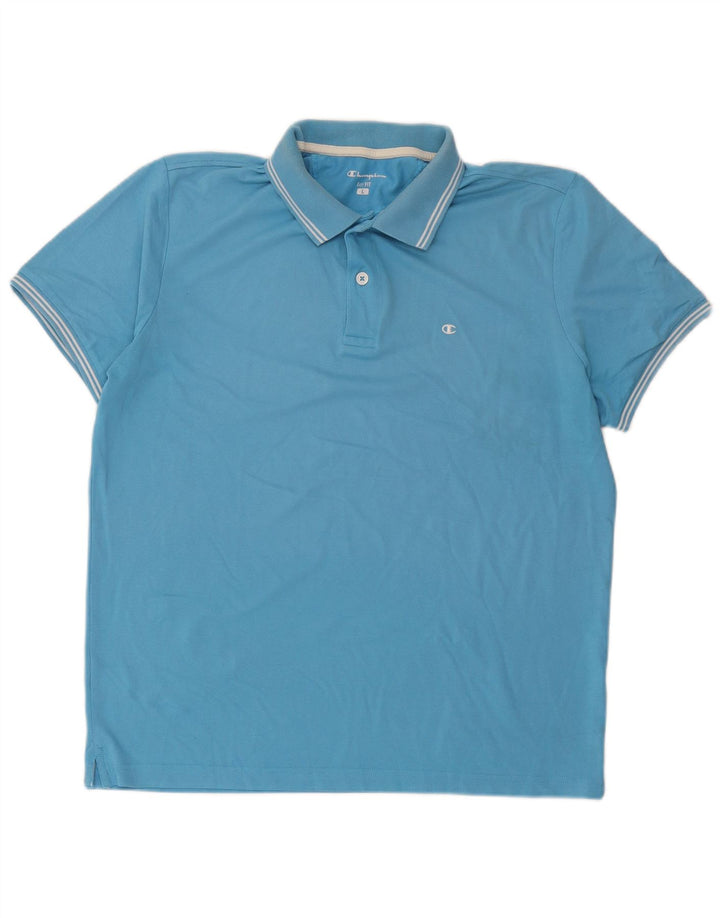 Camisa polo masculina Champion Easy Fit grande azul