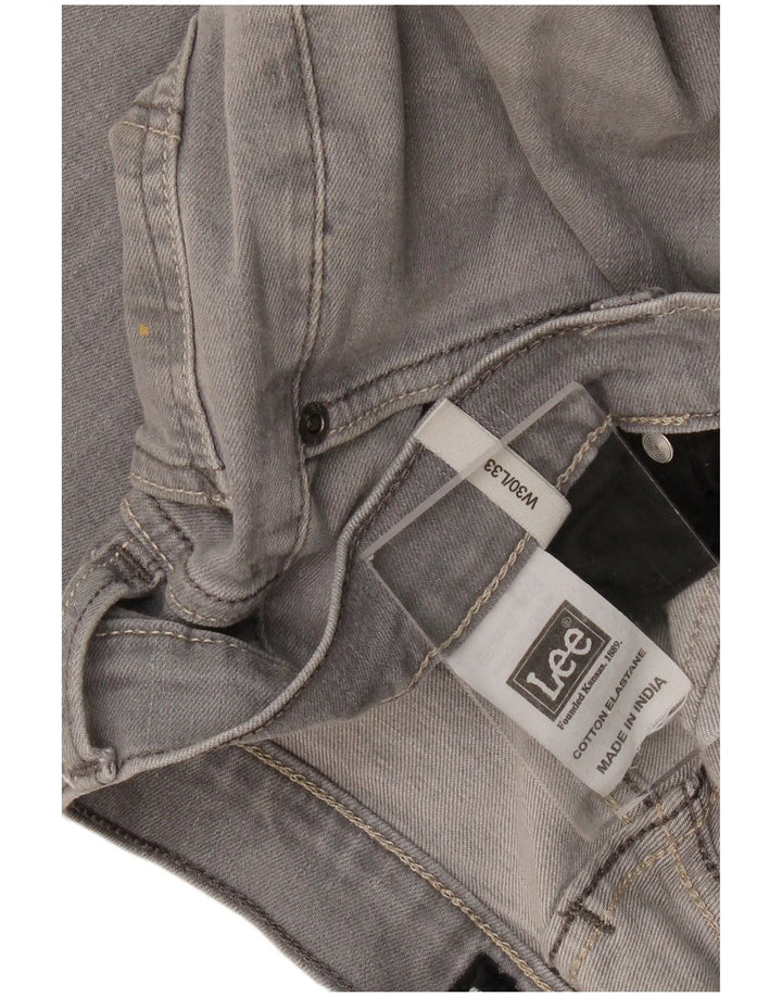 Jeans slim feminino LEE W30 L33 algodão cinza