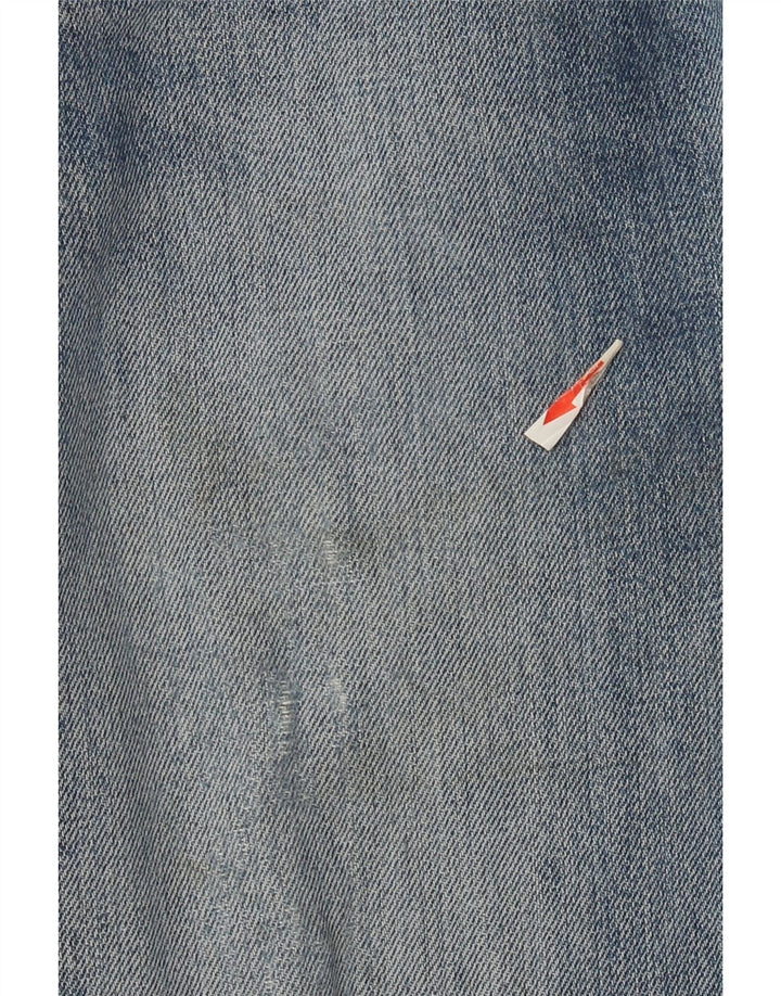 Calça jeans feminina Levi's 501 Straight W30 L30 azul algodão