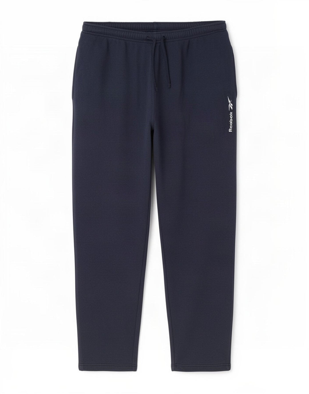 Calça de treino masculina Reebok grande algodão azul marinho