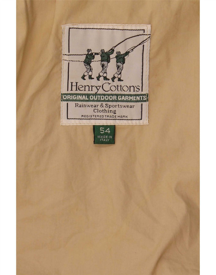 Jaqueta utilitária masculina Henry Cottons IT 54 2XL cáqui