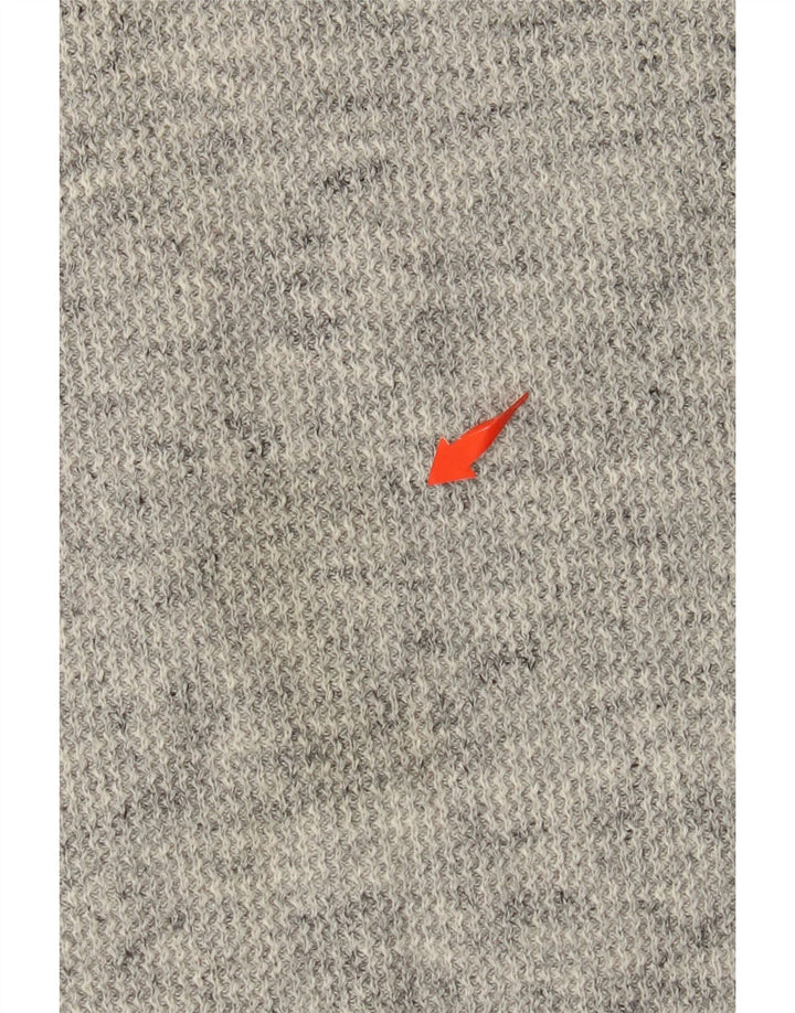 Suéter masculino SUPERDRY com gola redonda 3XL algodão manchado cinza