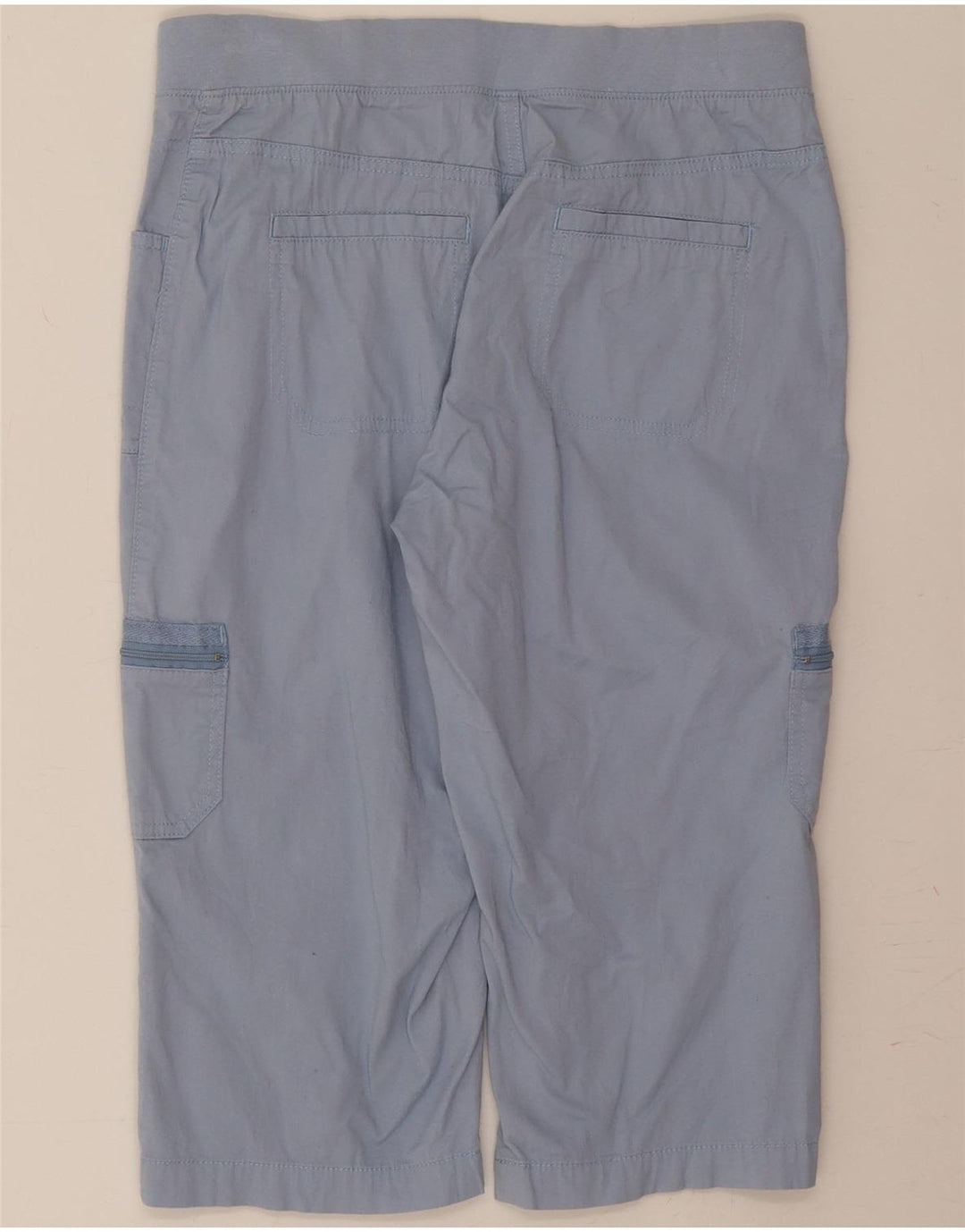 LEE Womens Relaxed Fit Cargo Shorts US 8 Medium W30 Blue Cotton Vintage Lee and Second-Hand Lee from Messina Hembry 